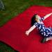 Ypsilanti resident Enna Moellering, 10, plays inside the Cloud bean during the Mini Maker Faire on Saturday, June 8. Daniel Brenner I AnnArbor.com